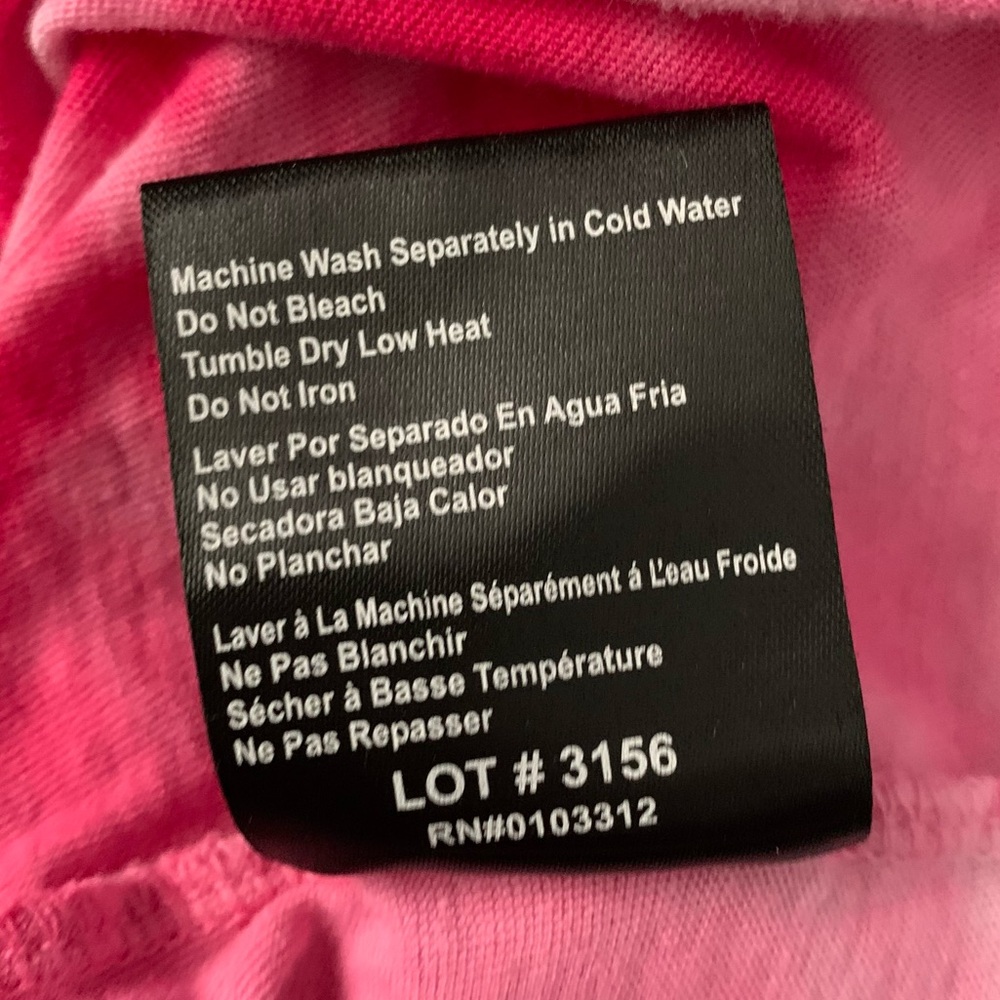 Just Love 100% Cotton Pink Tie-Dye Tunic - Picture 5 of 5
